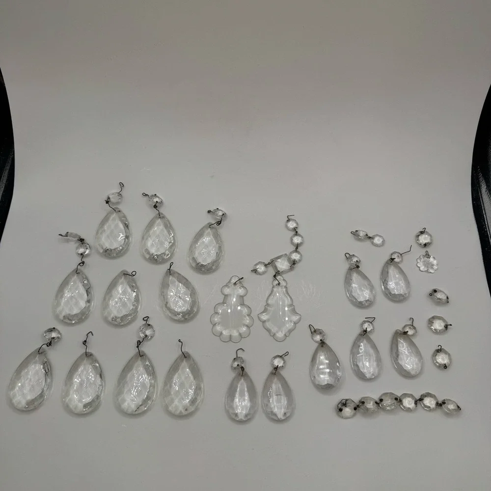 LOT OF 19 Vintage Glass FRENCH PENDALOGUE 2